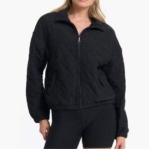 Vuori Halo Black Quilted Jacket